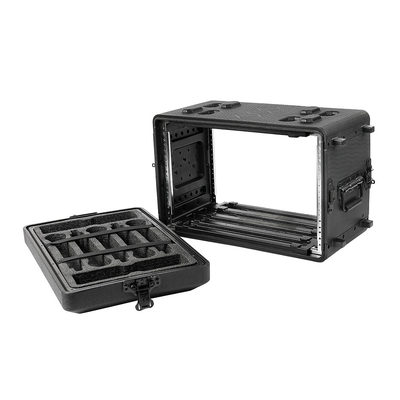 PE 10&quot; случай шкафа случай/6u шкафа Shockmount глубины 6U мелкий