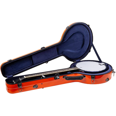 Устойчивость к ударам стекловолокно Hardshell Banjo Case No Wheels