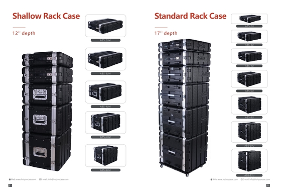 Slim 3U Rackmount Case для AV и IT Gear 19 дюймов в ширину