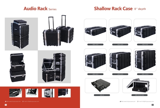 Slim 3U Rackmount Case для AV и IT Gear 19 дюймов в ширину